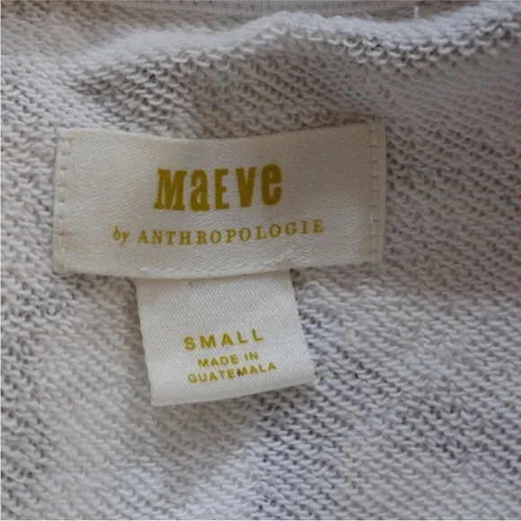 Maeve Anthropologie Heart Printed Sweatshirt Size Small - Picture 8 of 10